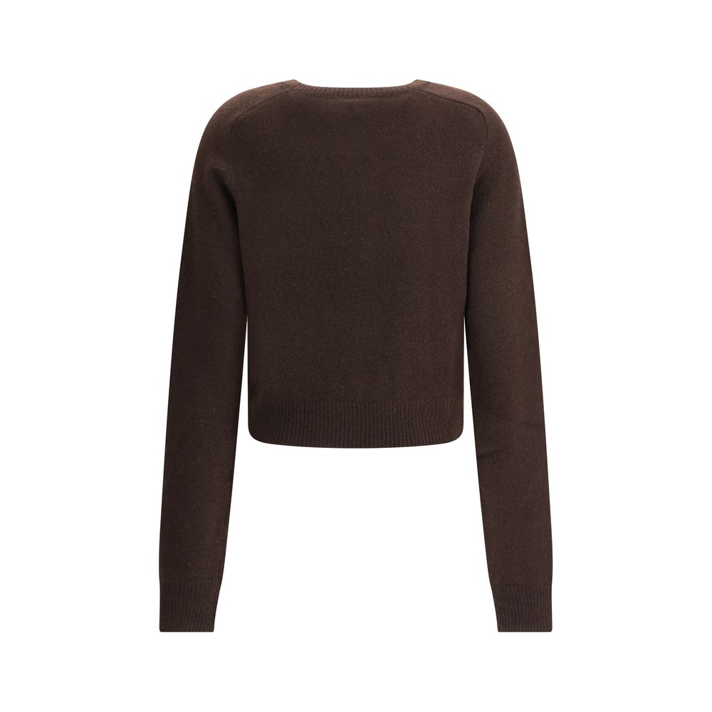 Brown Fleece Wool Cashmere Sweater Knitwear Petar Petrov