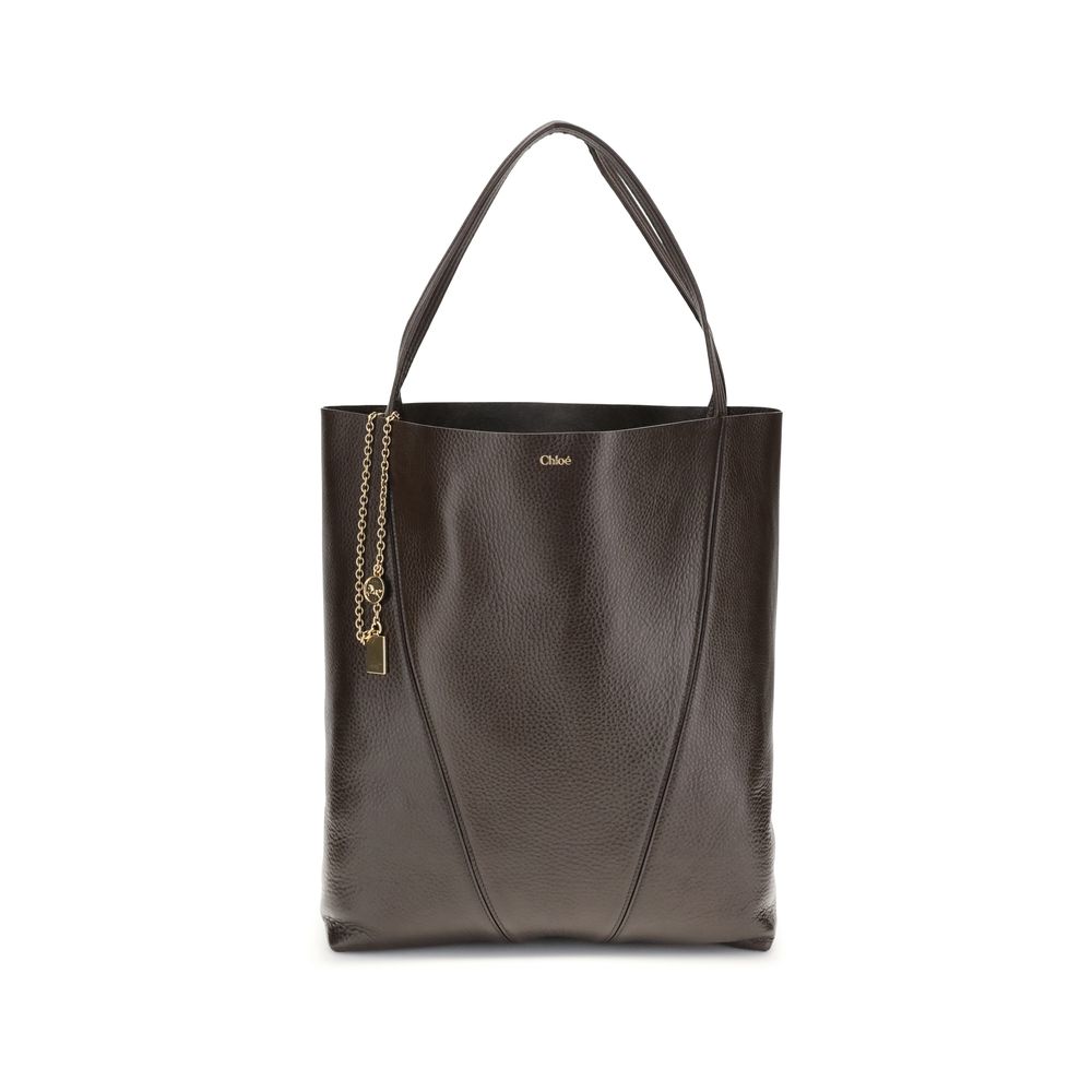 Brown Calf Leather Bos Taurus Shoulder Bag Bags Chloé