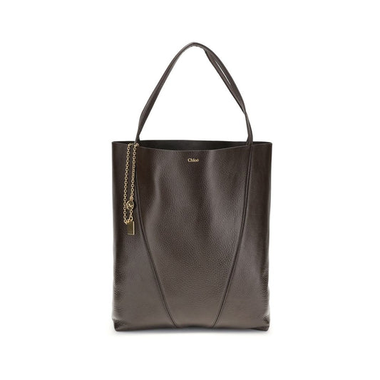 Brown Calf Leather Bos Taurus Shoulder Bag Bags Chloé