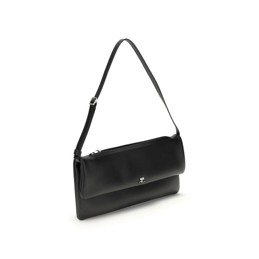 Black Calf Leather Bos Taurus Shoulder Bag Bags Courrèges