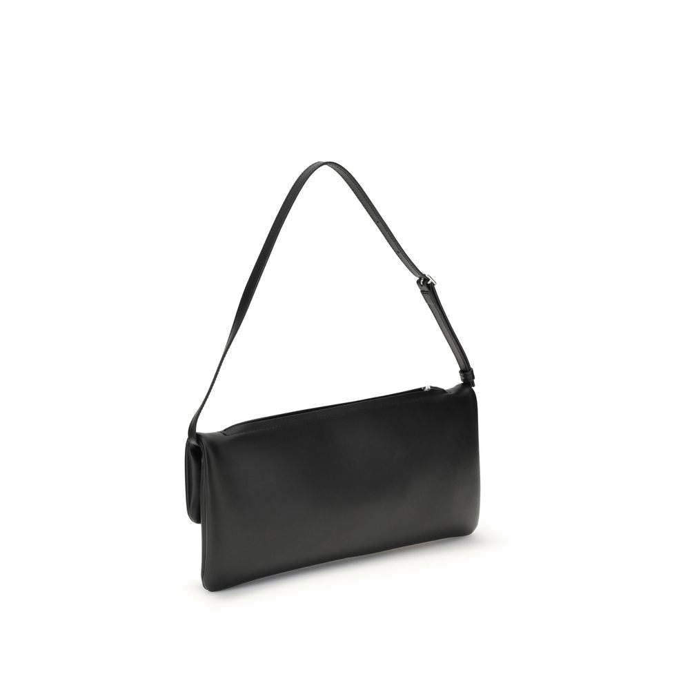 Black Calf Leather Bos Taurus Shoulder Bag Bags Courrèges