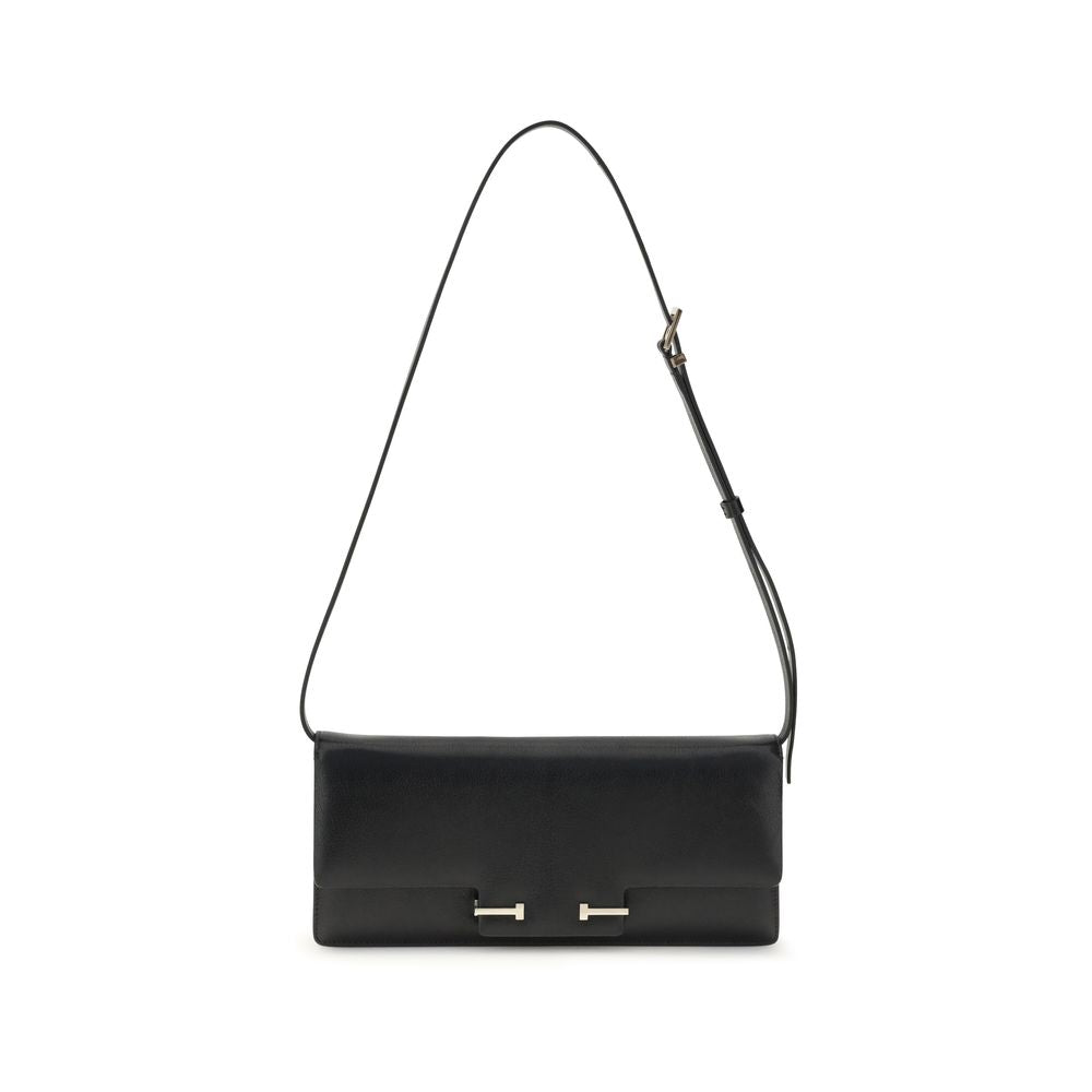 Black Leather Shoulder Bag Bags Tom Ford