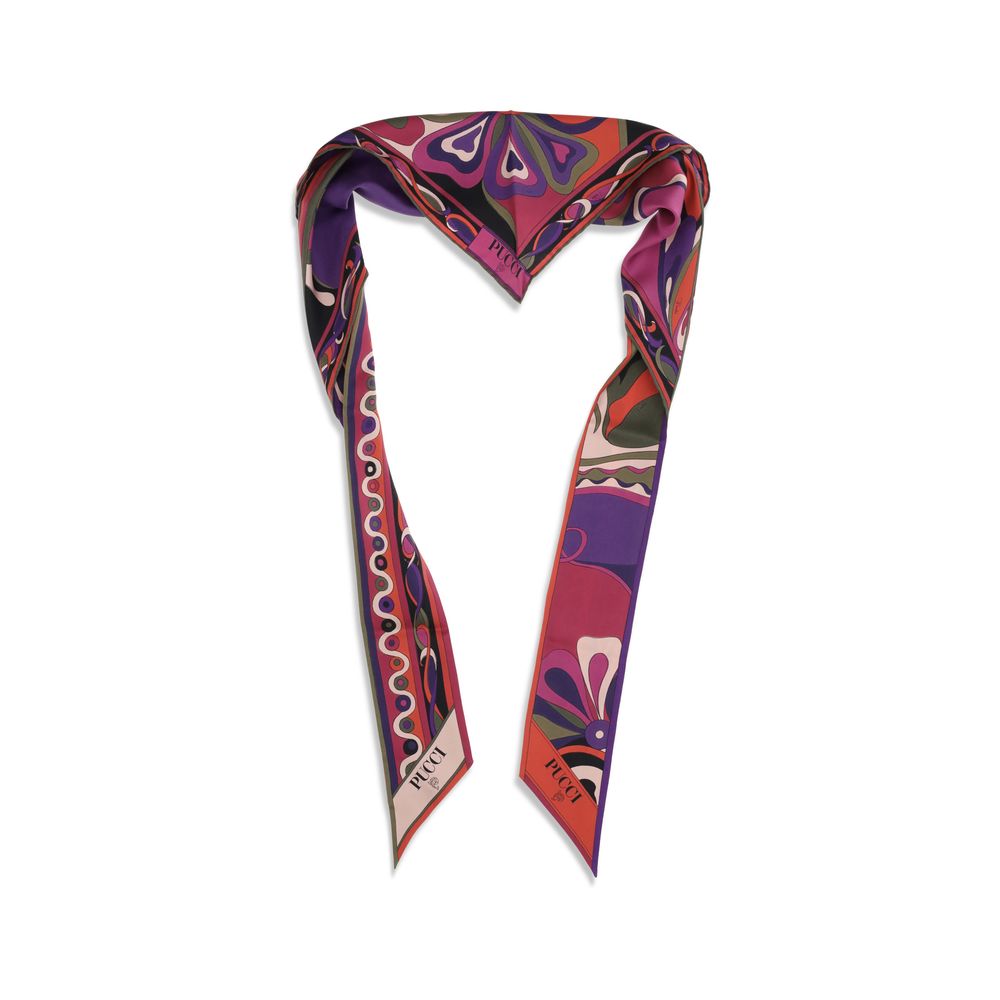 Multicolor Silk Scarf Scarve Emilio Pucci