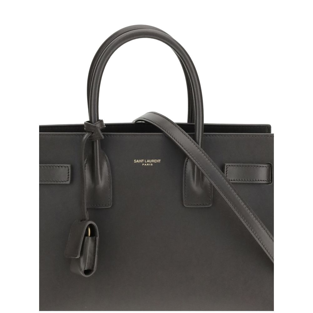 Gray Calf Leather Bos Taurus Shoulder Bag Bags Saint Laurent