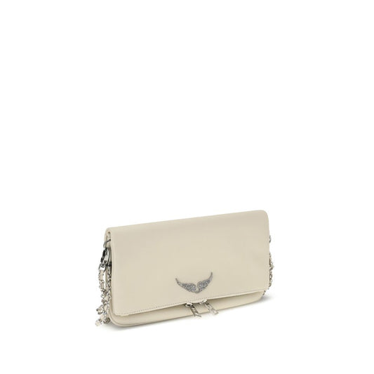Cream Calf Leather Bos Taurus Shoulder Bag Bags Zadig & Voltaire