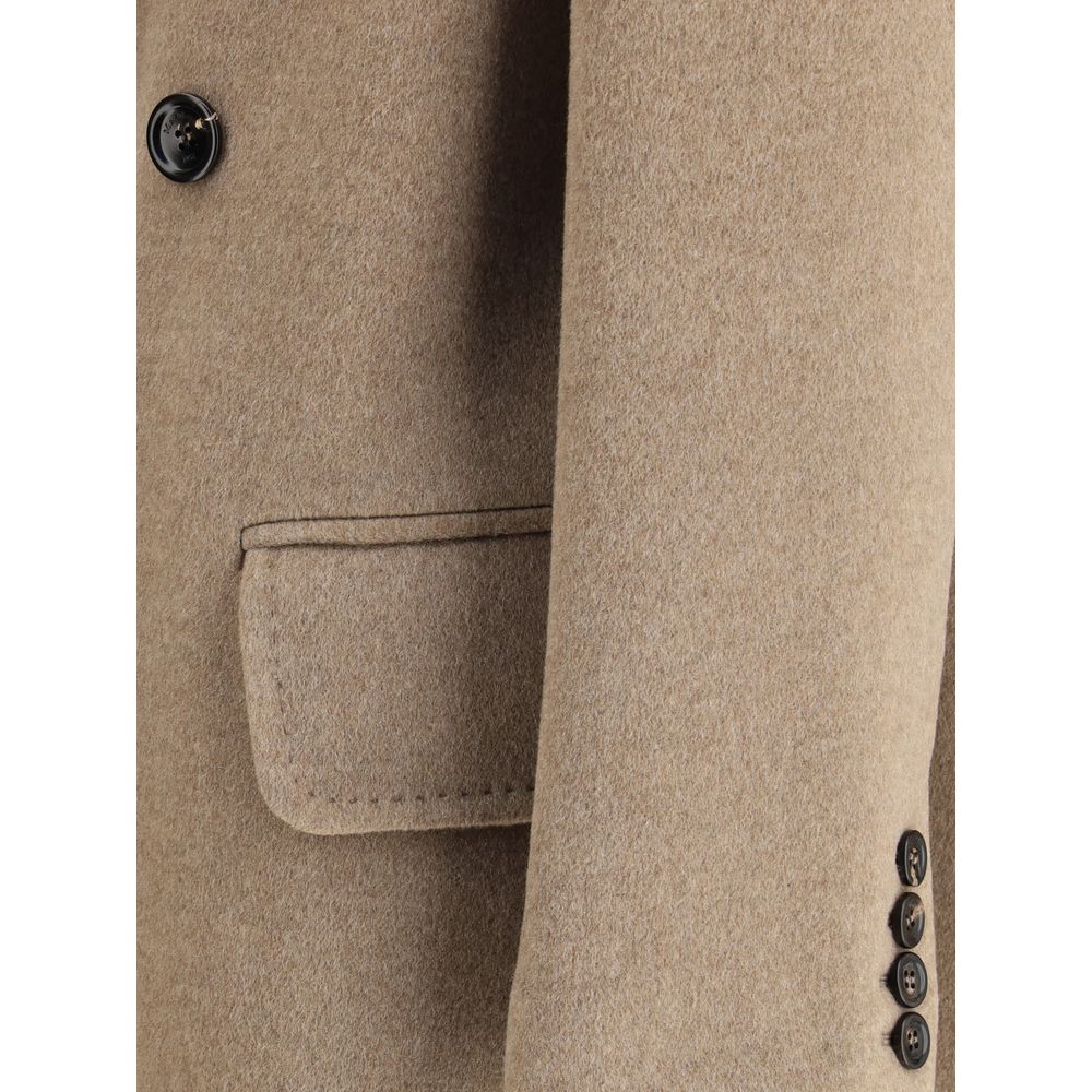 Brown Cashmere Coat Coats Max Mara