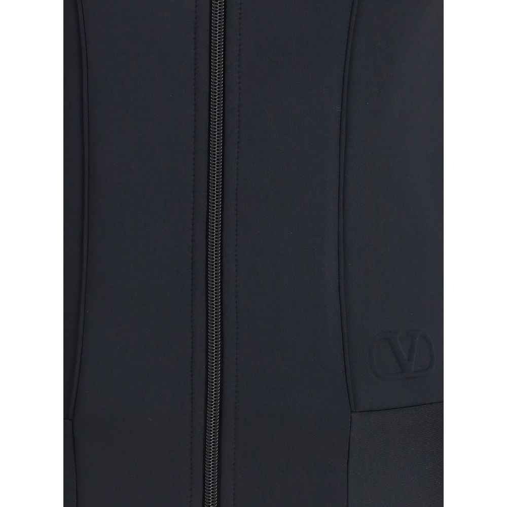 Black Polyester Sweatshirt Knitwear Valentino