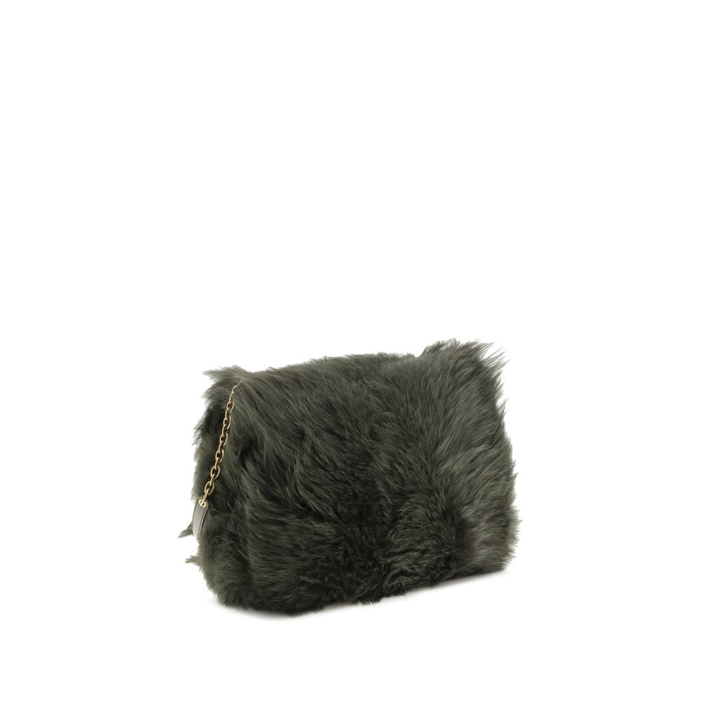 Green Lamb Ovis Aries Aries Shoulder Bag Bags Saint Laurent