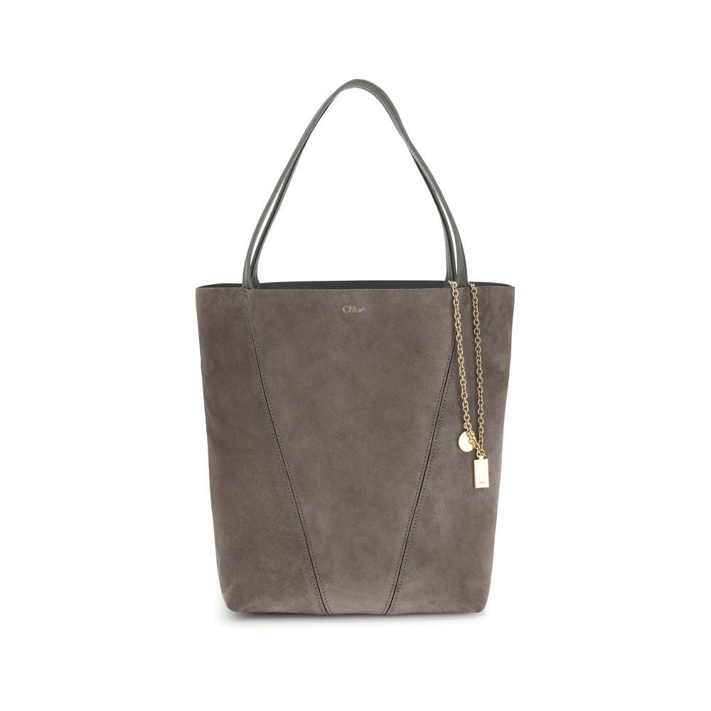 Gray Calf Leather Bos Taurus Shoulder Bag Bags Chloé