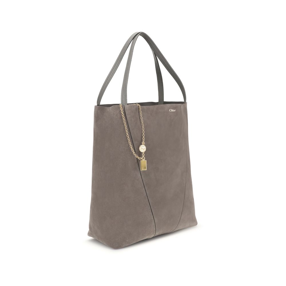 Gray Calf Leather Bos Taurus Shoulder Bag Bags Chloé