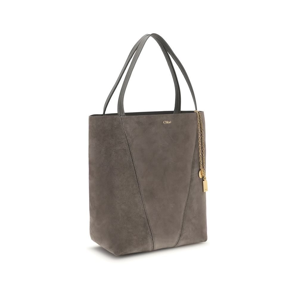 Gray Calf Leather Bos Taurus Shoulder Bag Bags Chloé