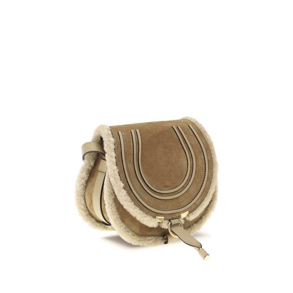 Beige Calf Leather Bos Taurus Shoulder Bag Bags Chloé