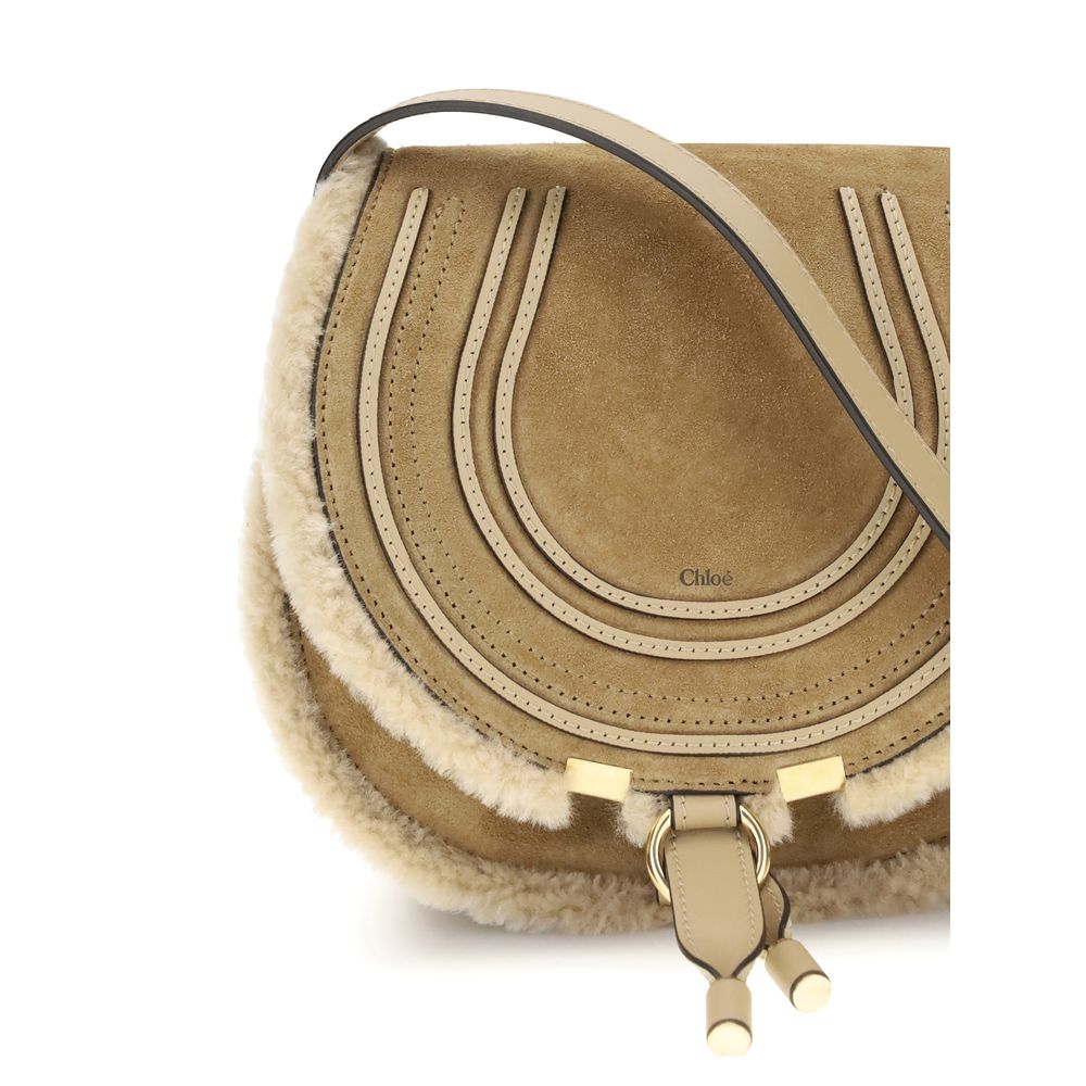 Beige Calf Leather Bos Taurus Shoulder Bag Bags Chloé