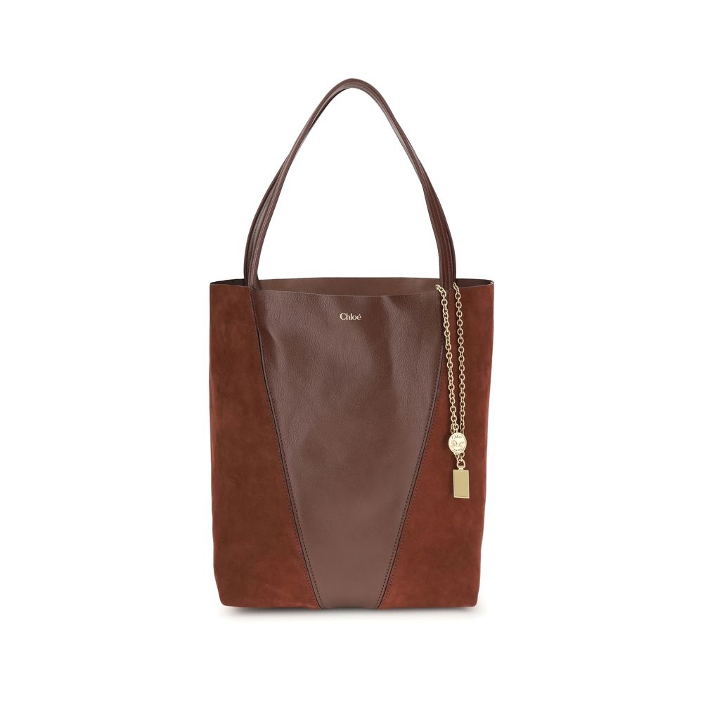 Brown Leather Shoulder Bag Bags Chloé
