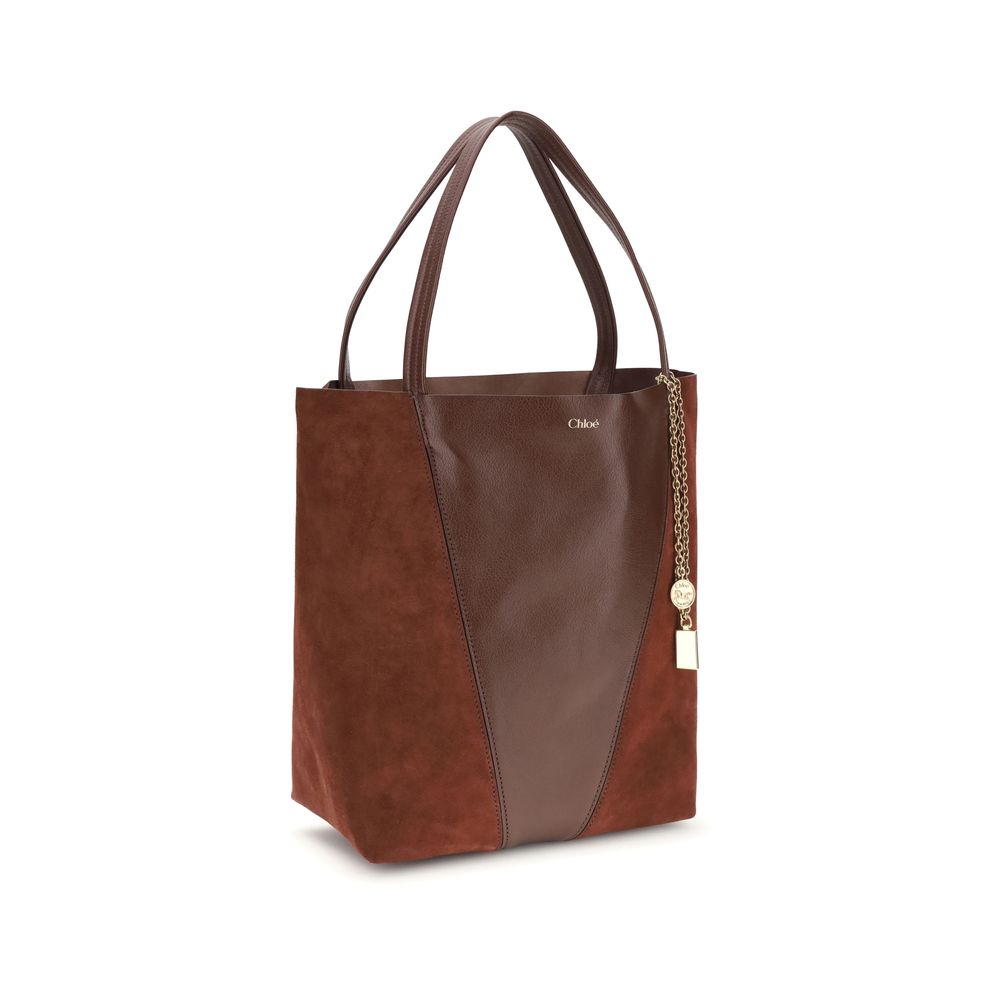 Brown Leather Shoulder Bag Bags Chloé