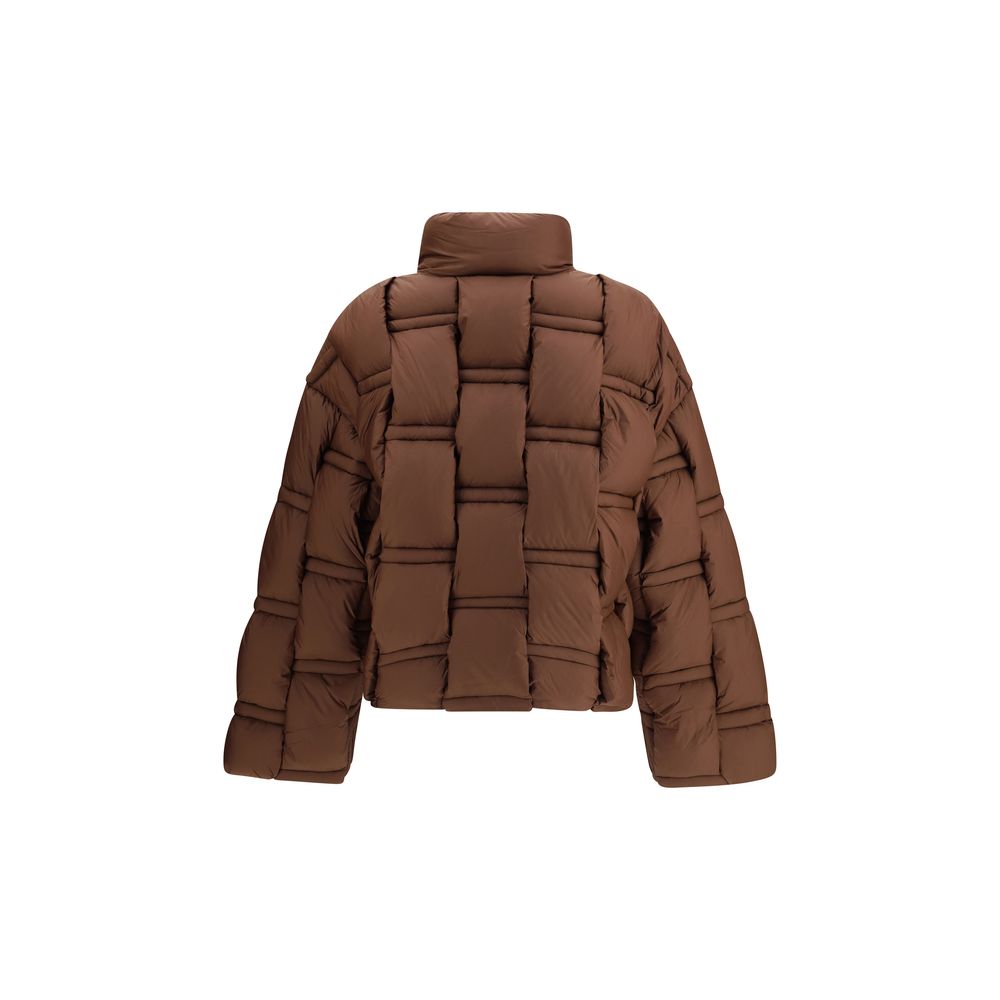 Brown Nylon Coat Coats RAXXY