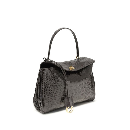 Brown Calf Leather Bos Taurus Handbag Bags Balenciaga