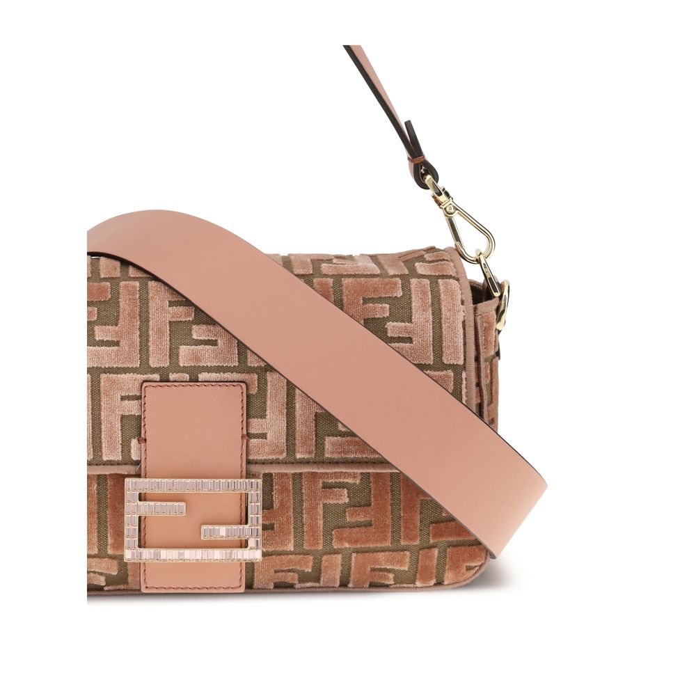 Multicolor Calf Leather Bos Taurus Shoulder Bag Bags Fendi