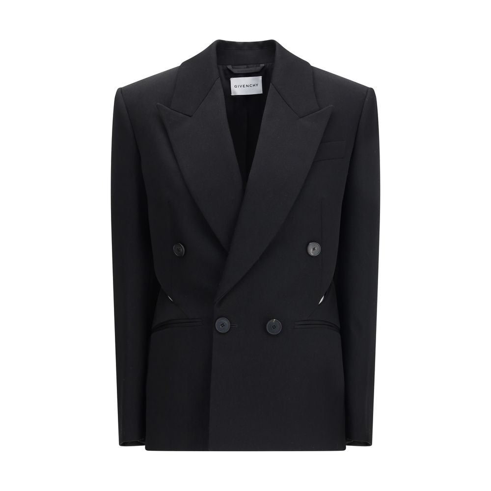 Black Wool Coat Givenchy