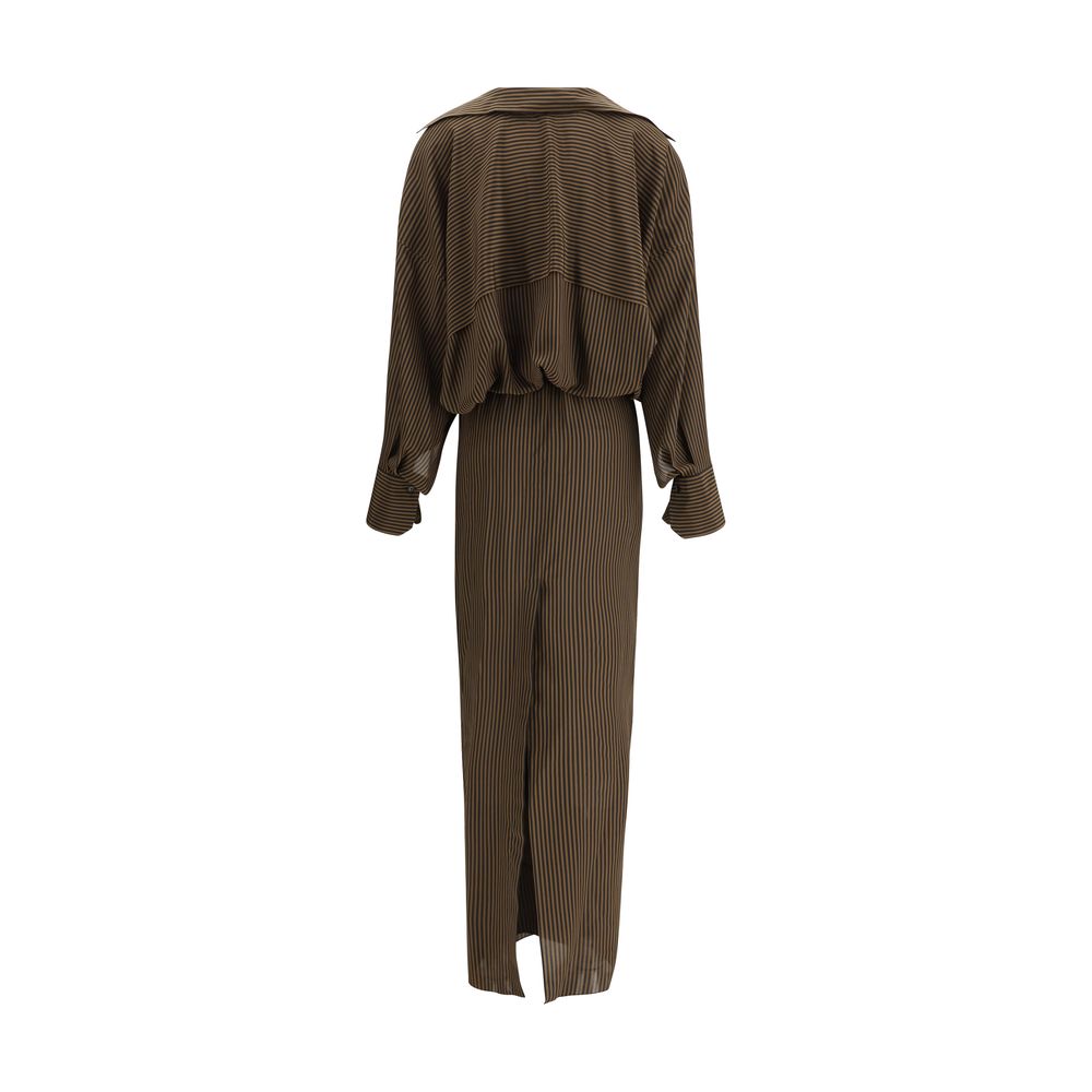 Multicolor Silk Casual Dress Dress Petar Petrov