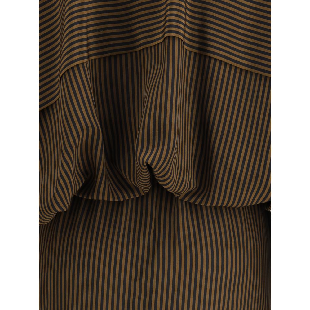 Multicolor Silk Casual Dress Dress Petar Petrov