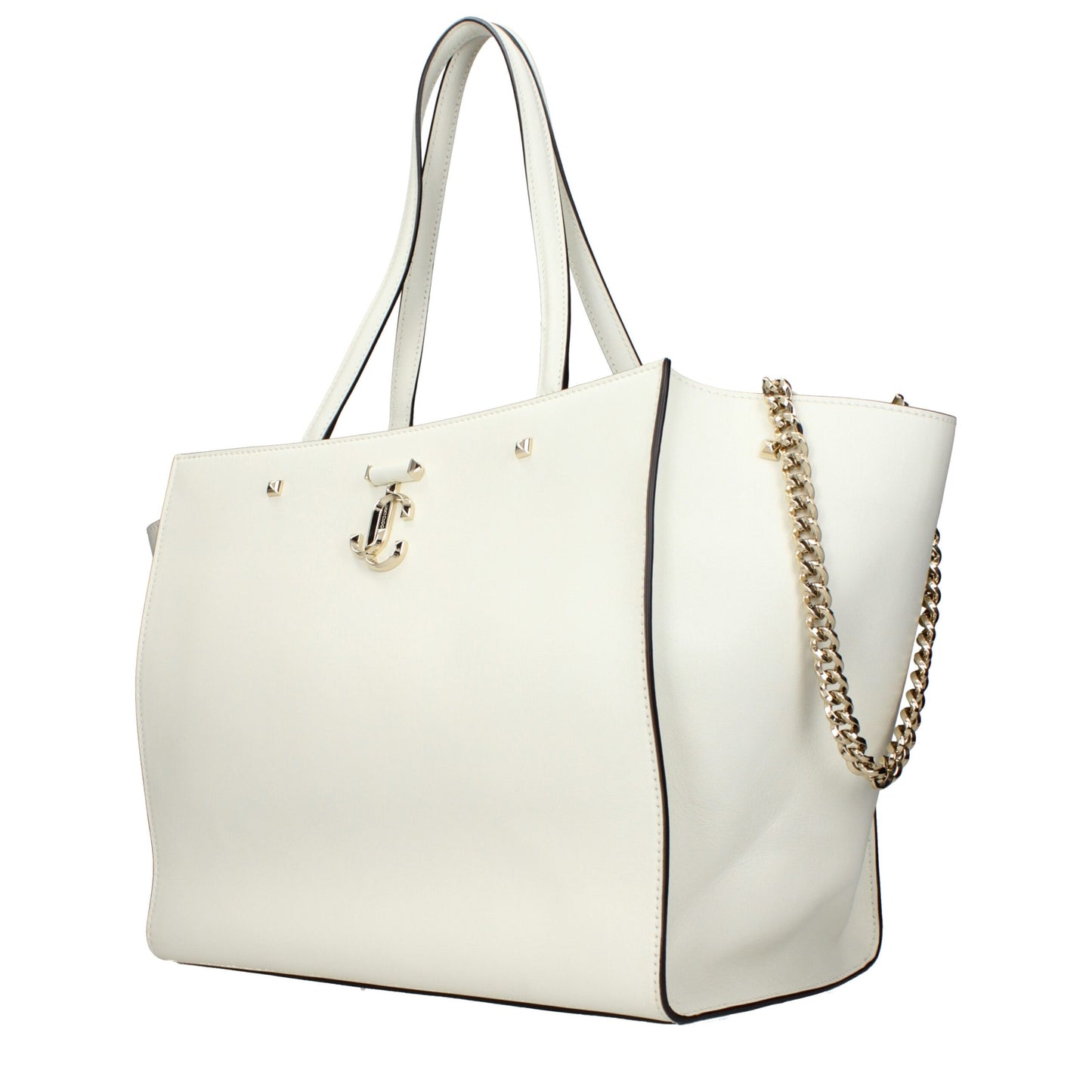White Leather Shoulder Bag Jimmy Choo