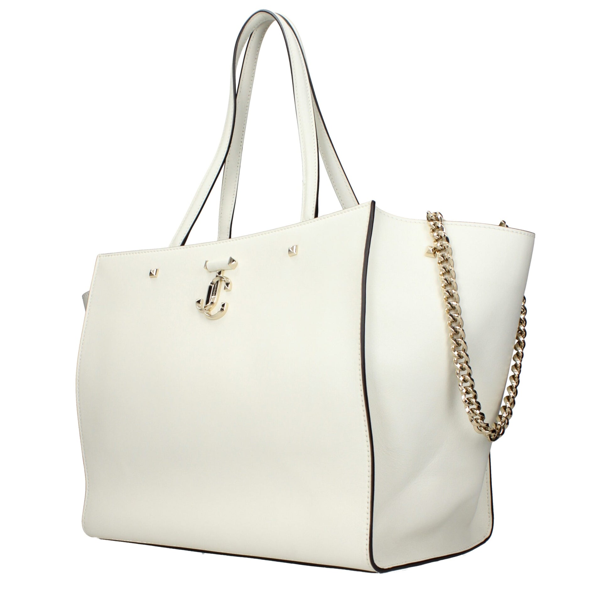 White Leather Shoulder Bag Jimmy Choo