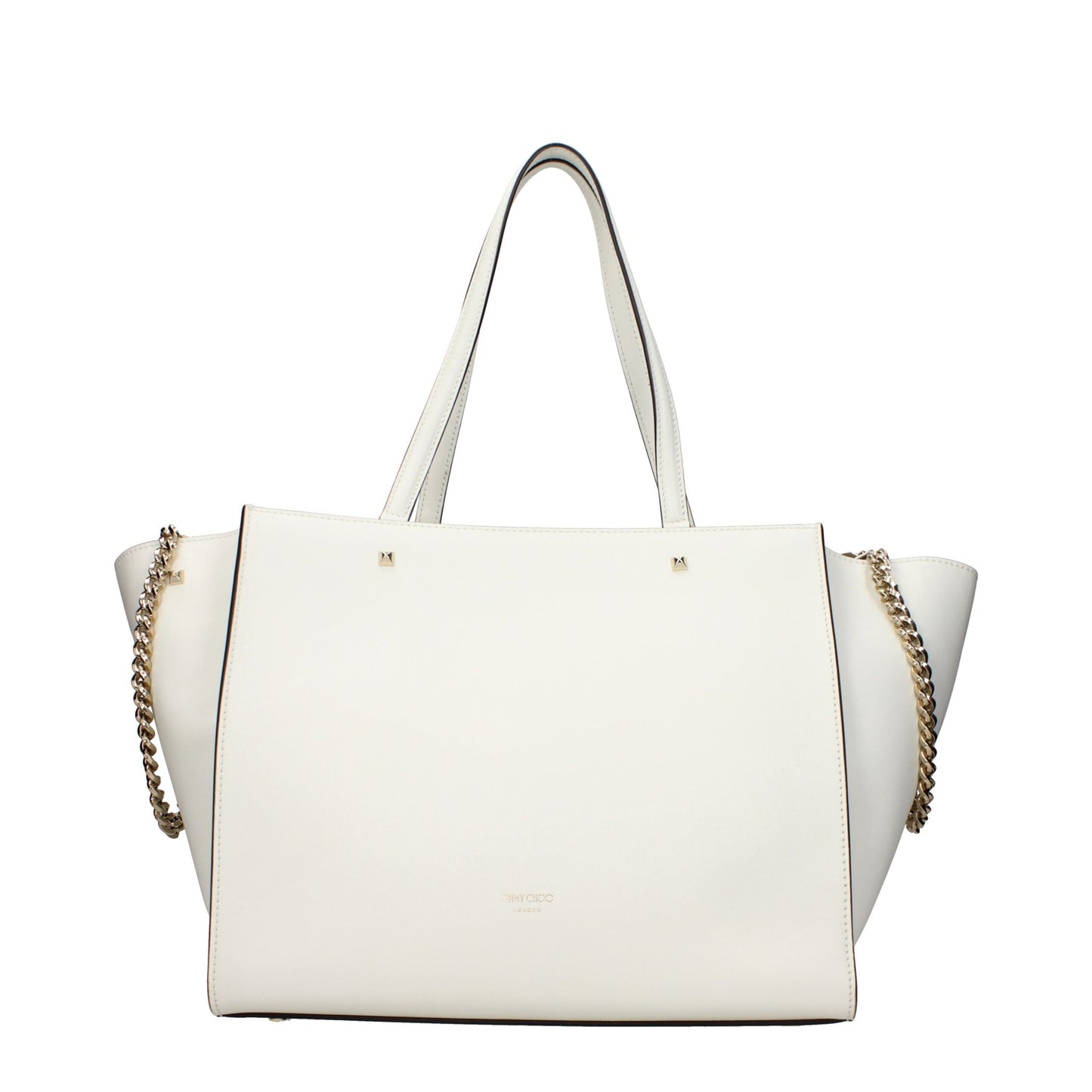 White Leather Shoulder Bag Jimmy Choo