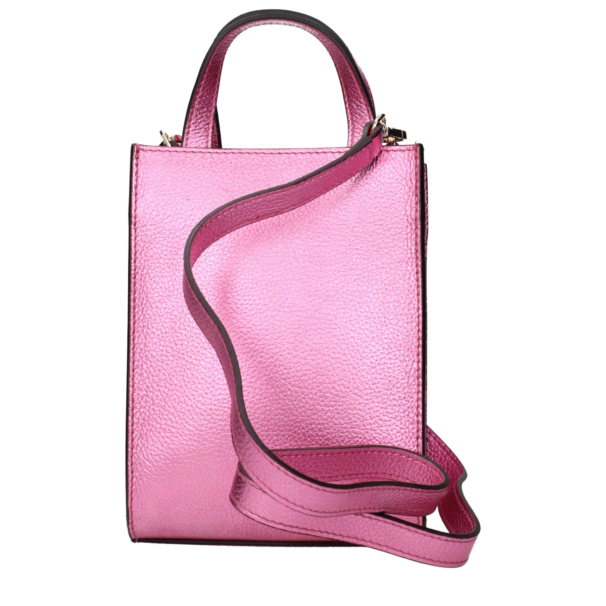 Pink Leather Handbag Bags Jimmy Choo