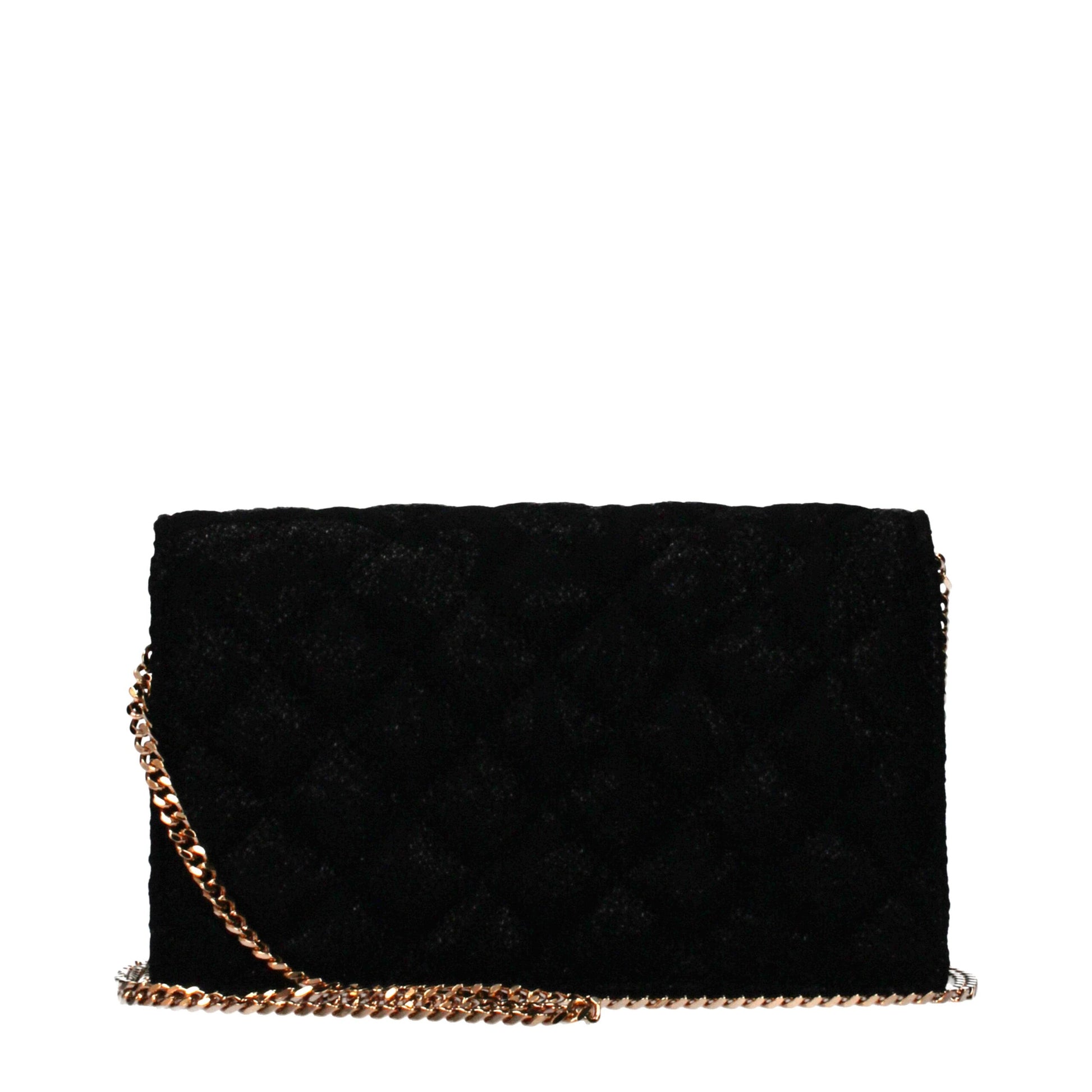 Black Fabric Clutch Bag Versace