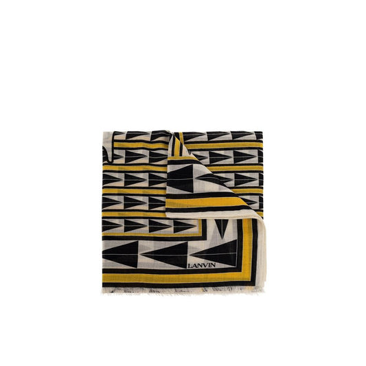 Yellow Wool Scarf Lanvin