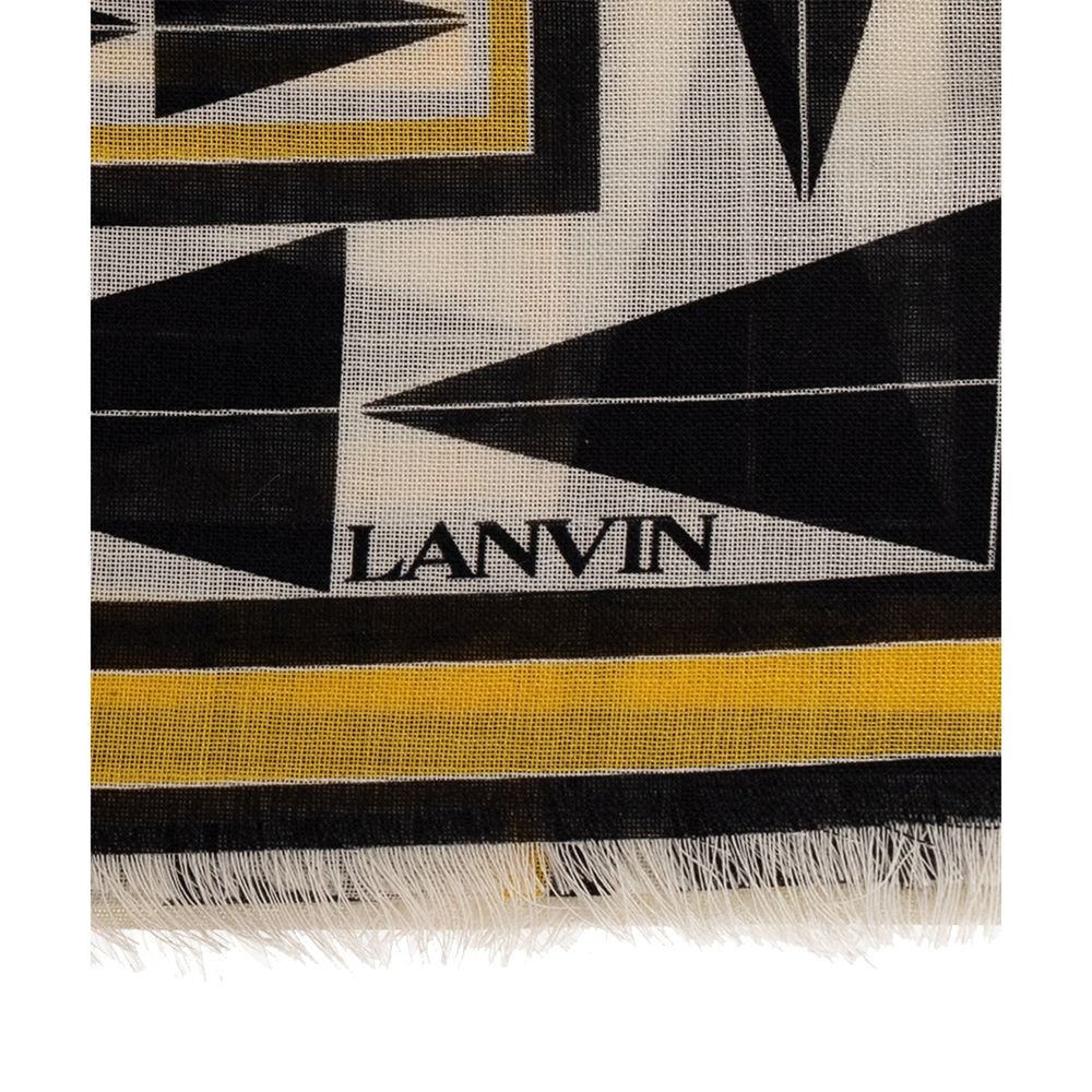 Yellow Wool Scarf Lanvin