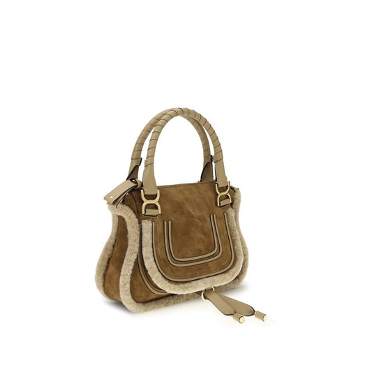 Beige Leather Handbag