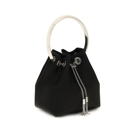 Black Silk Shoulder Bag
