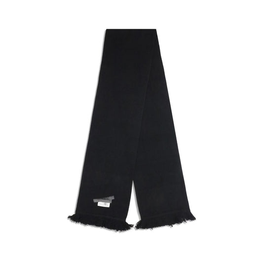 Black Wool Scarf MM6