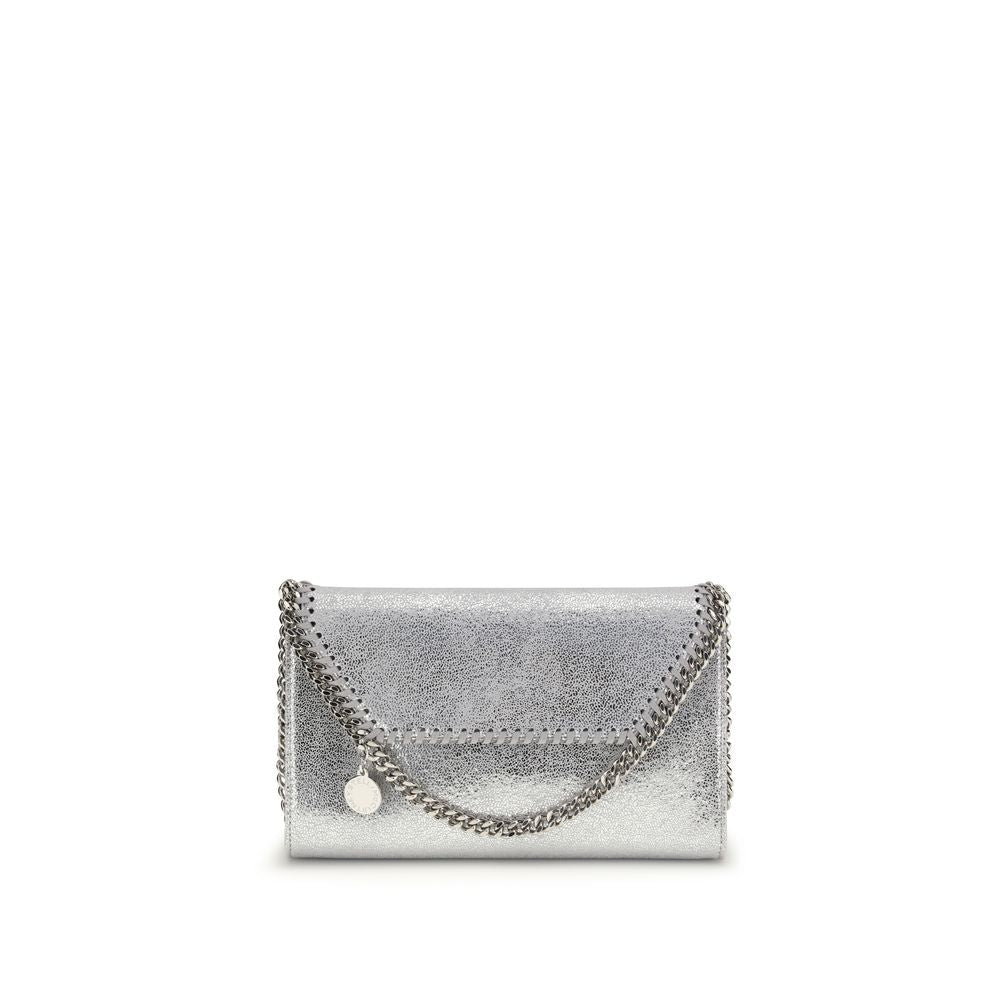 Silver Polyester Shoulder Bag Bags Stella McCartney