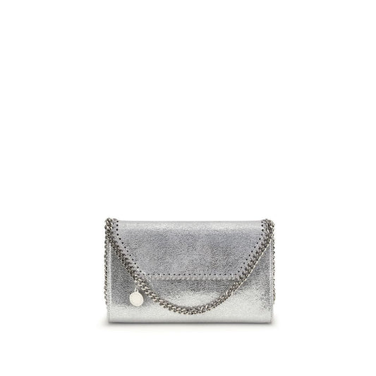 Silver Polyester Shoulder Bag Bags Stella McCartney