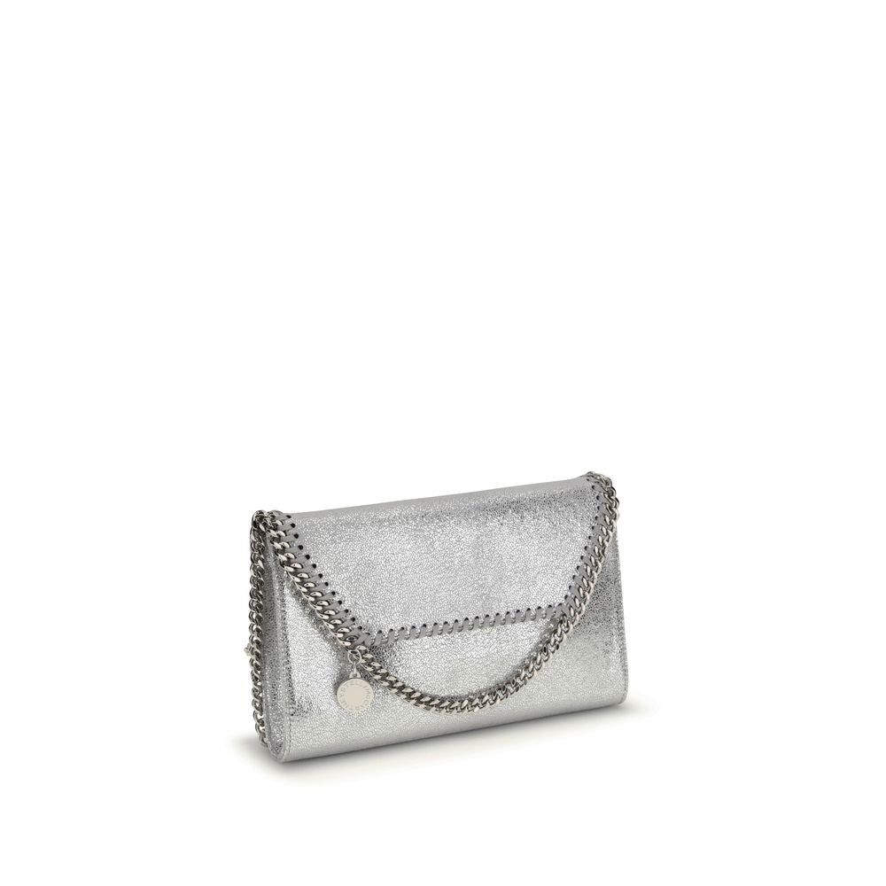 Silver Polyester Shoulder Bag Bags Stella McCartney