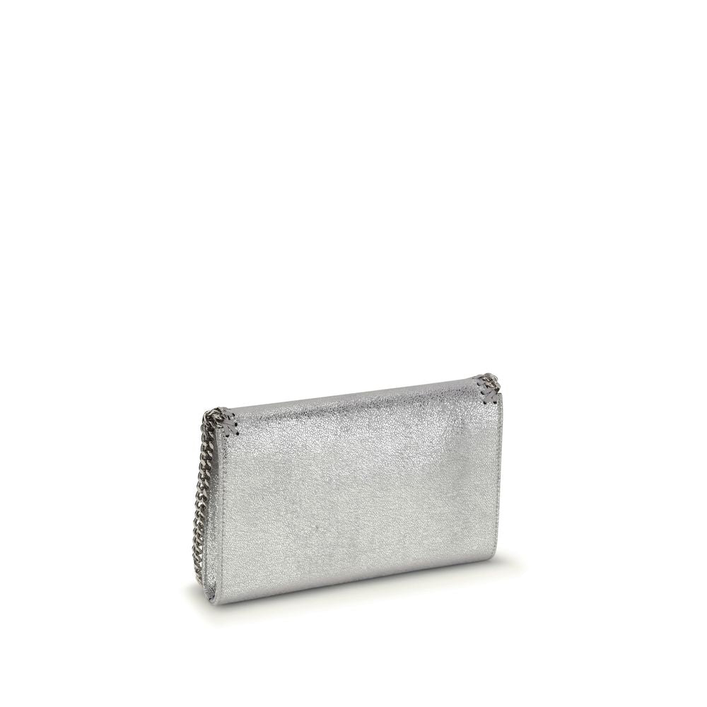 Silver Polyester Shoulder Bag Bags Stella McCartney