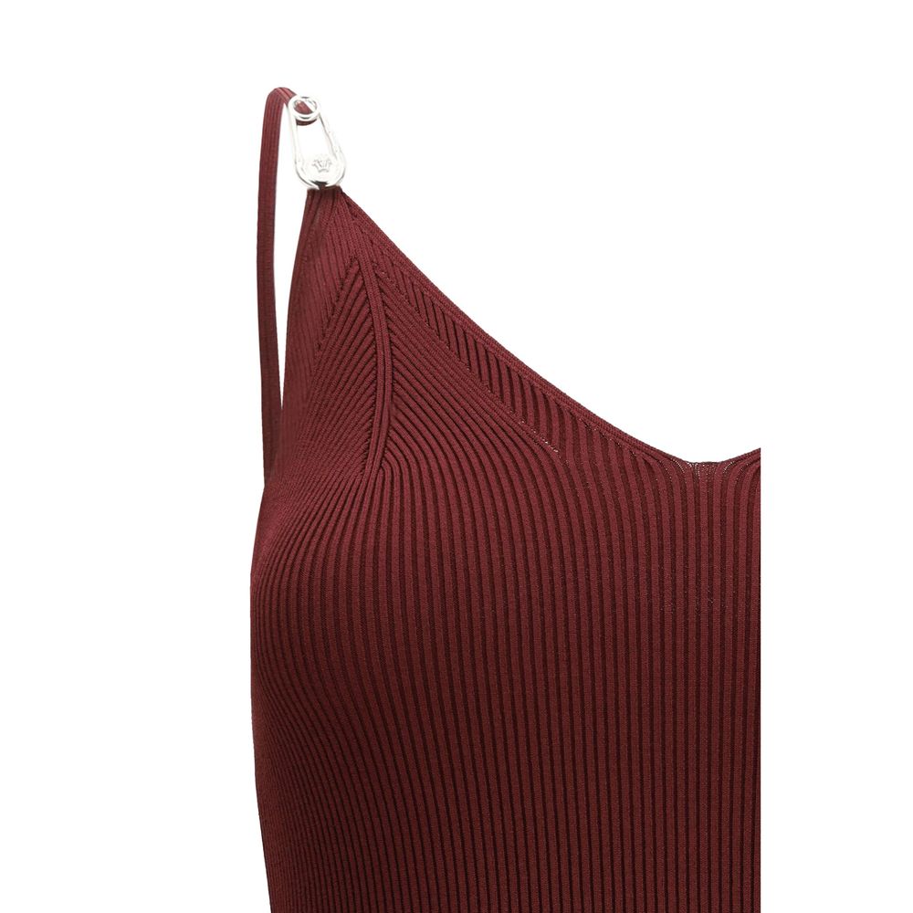 Safety Pin Slip Midi Dress Dress Versace