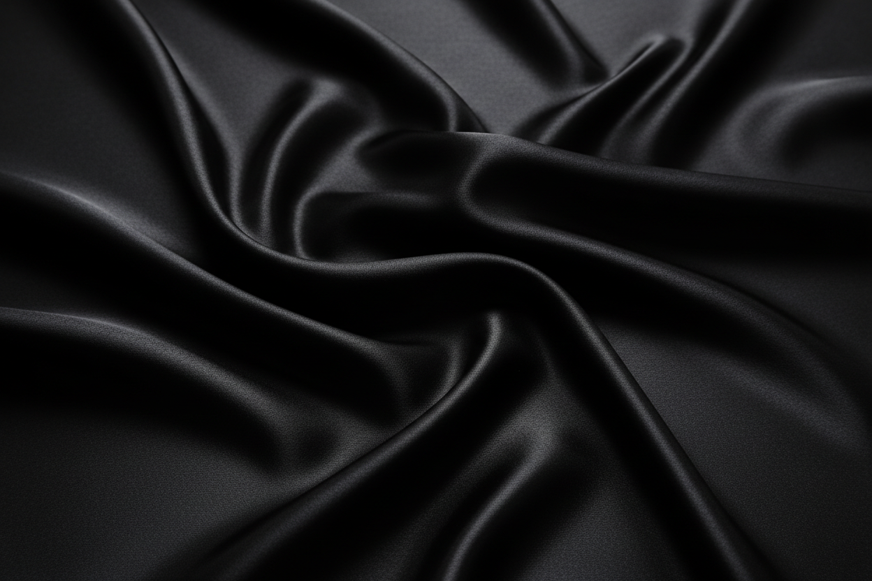 black silk fabric